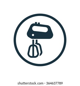 mixer icon, on white background