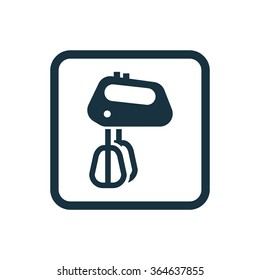 mixer icon, on white background