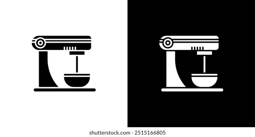 Mixer icon Outline sign symbol set