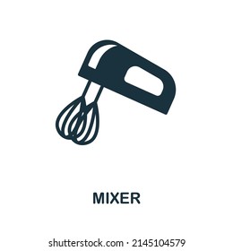 Mixer icon. Simple element from kitchen collection. Creative Mixer icon for web design, templates, infographics and more