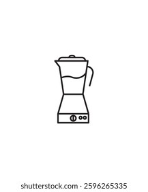 mixer icon, vector best line icon.