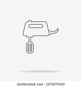 Mixer icon. Vector concept illustration for design.