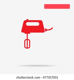 Mixer icon. Vector concept illustration for design.