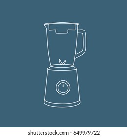 Mixer icon, vector illustration design. Cookware collection.