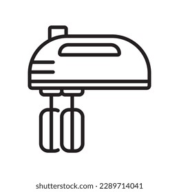 mixer icon vector illustration logo design