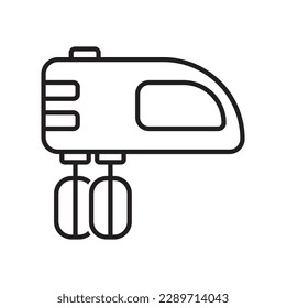 diseño del logotipo de la ilustración del vector del icono del mezclador