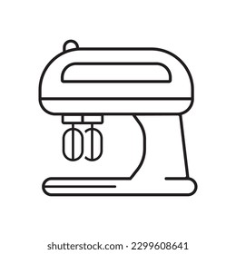 mixer icon vector illustration logo design