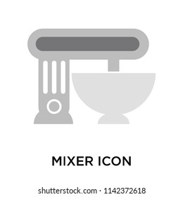 Mixer icon vector isolated on white background for your web and mobile app design, Mixer logo concept