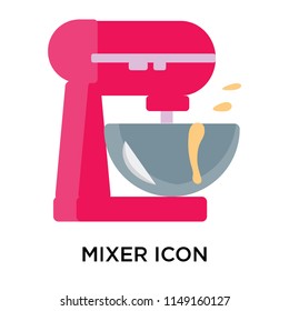 Mixer icon vector isolated on white background for your web and mobile app design, Mixer logo concept