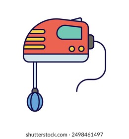 mixer icon with white background vector stock illustration