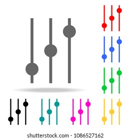 mixer icons. Elements of human web colored icons. Premium quality graphic design icon. Simple icon for websites, web design, mobile app, info graphics on white background