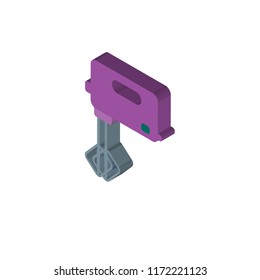 Mixer isometric left top view 3D icon