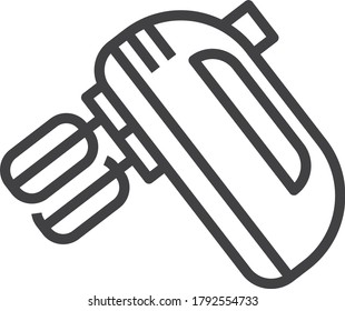 Mixer, kitchen, food icon vector image.Can also be used for home electronics and appliances. Suitable for mobile apps, web apps and print media.