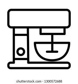 mixer line icon