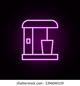 Mixer neon icon. Elements of internet things set. Simple icon for websites, web design, mobile app, info graphics