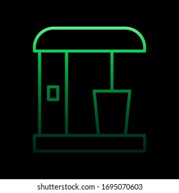 Icono de nolan mezclador. Línea delgada simple, contorno vectorial de cosas de Internet iconos para ui y ux, sitio web o aplicación móvil