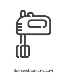 Mixer outline icon. Vector illustration.