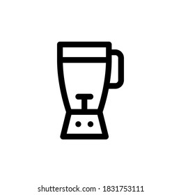 Mixer outlined vector icon n