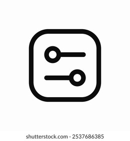 mixer settings icon sign vector