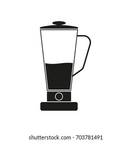 Mixer silhouettes Vector black icon on white background