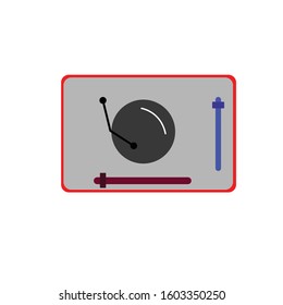 mixer simple clip art vector illustration