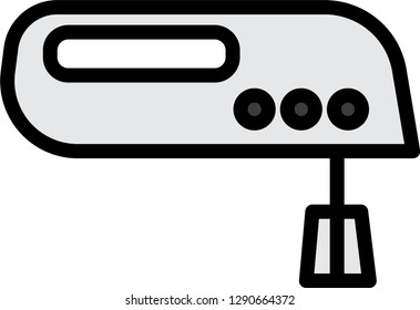 mixer single icon line
