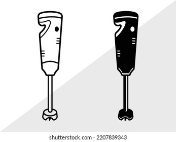 Ilustración de vectores imprimibles SVG de Mixer