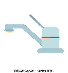 ilustración de vector de clíparte plana de grifo mezclador