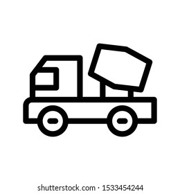 mixer thin line vector icon