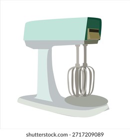 mixer tool. Design Kitchen Stand Mixer Vector Illustration. 