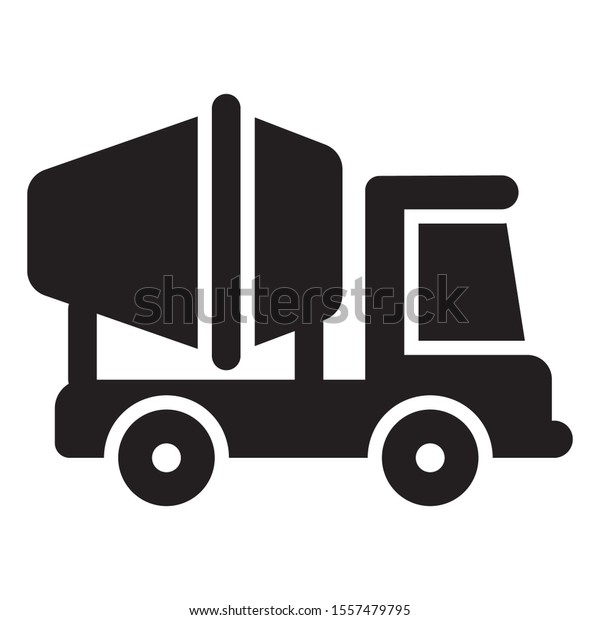 mixer truck  icon Ready to use in web\
design , apps, software and print. - Vector. Eps\
10
