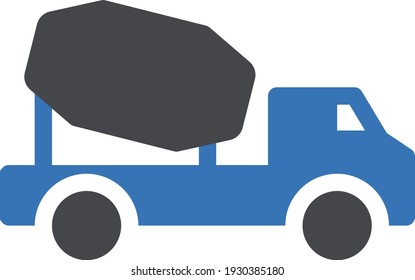 icono de color de glifo vectorial mezclador