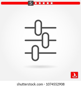 mixer vector icon