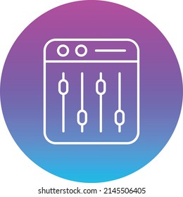 Mixer vector icon. Can be used for printing, mobile and web applications.