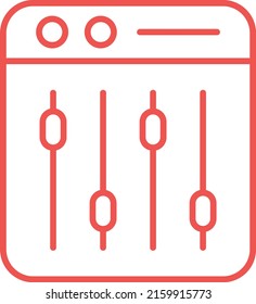 Mixer vector icon. Can be used for printing, mobile and web applications.