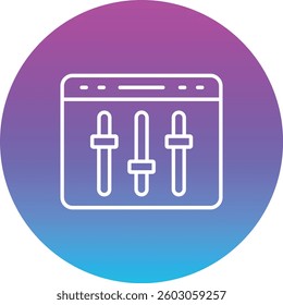 Mixer vector icon. Can be used for printing, mobile and web applications.