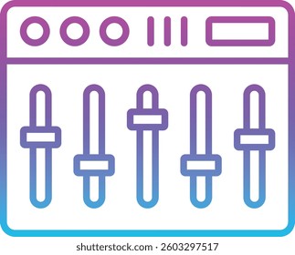 Mixer vector icon. Can be used for printing, mobile and web applications.