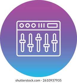 Mixer vector icon. Can be used for printing, mobile and web applications.