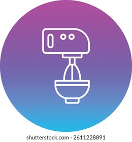 Mixer vector icon. Can be used for printing, mobile and web applications.