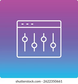 Mixer vector icon. Can be used for printing, mobile and web applications.