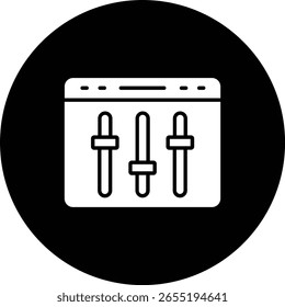 Mixer vector icon. Can be used for printing, mobile and web applications.