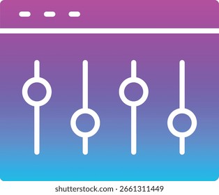 Ícone do vetor de mistura. Pode ser usado para impressão, aplicativos móveis e da Web.