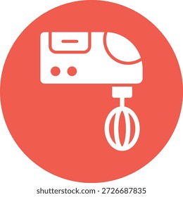 Mixer Vector Icon Design Illustration