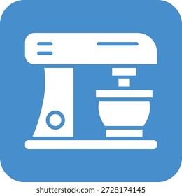 Illustration zum Design des Vektorsymbols des Mischers
