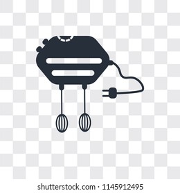 Mixer vector icon isolated on transparent background, Mixer logo concept