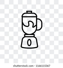 Mixer vector icon isolated on transparent background, Mixer logo concept