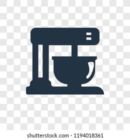 Mixer vector icon isolated on transparent background, Mixer transparency logo concept
