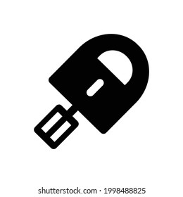 Mixer vector icon, isolated on white background