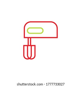 mixer vector icon logo design