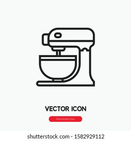 Mixer vector icon sign symbol.